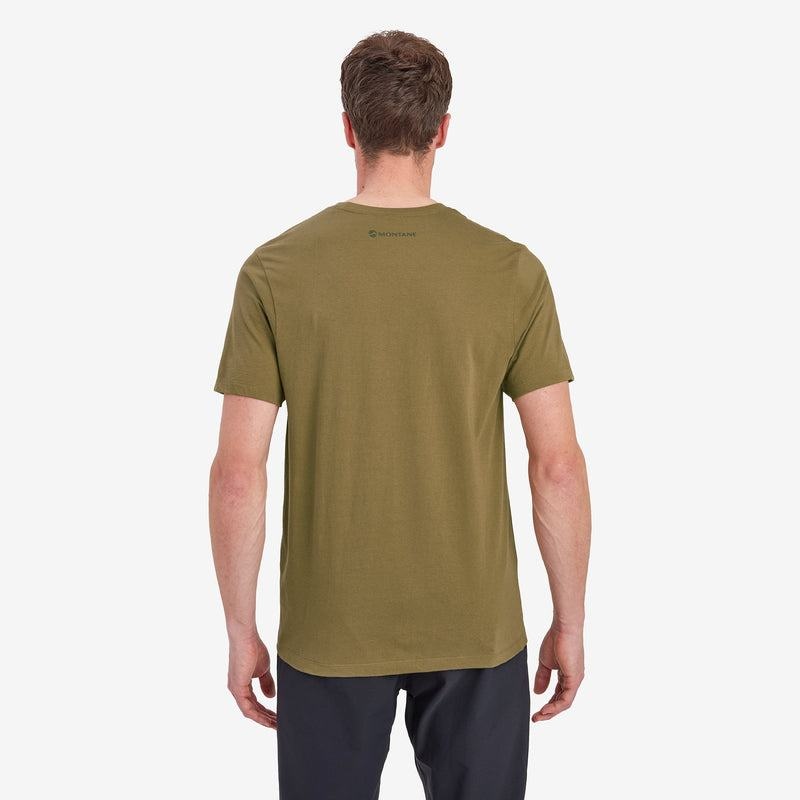 Green Men's Montane Mono Logo T Shirts | VBU3595KJ