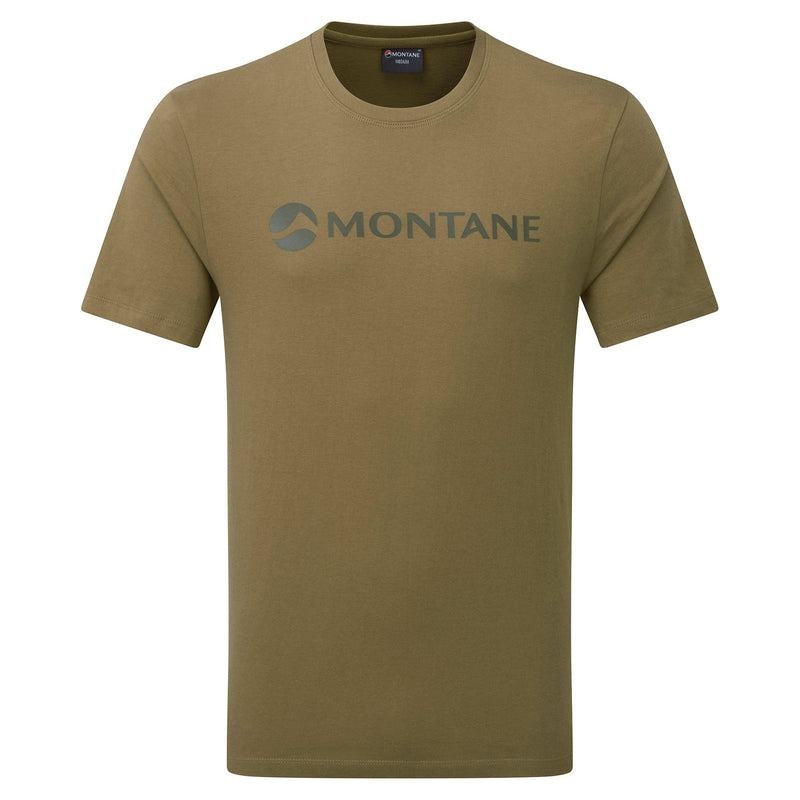 Green Men\'s Montane Mono Logo T Shirts | VBU3595KJ