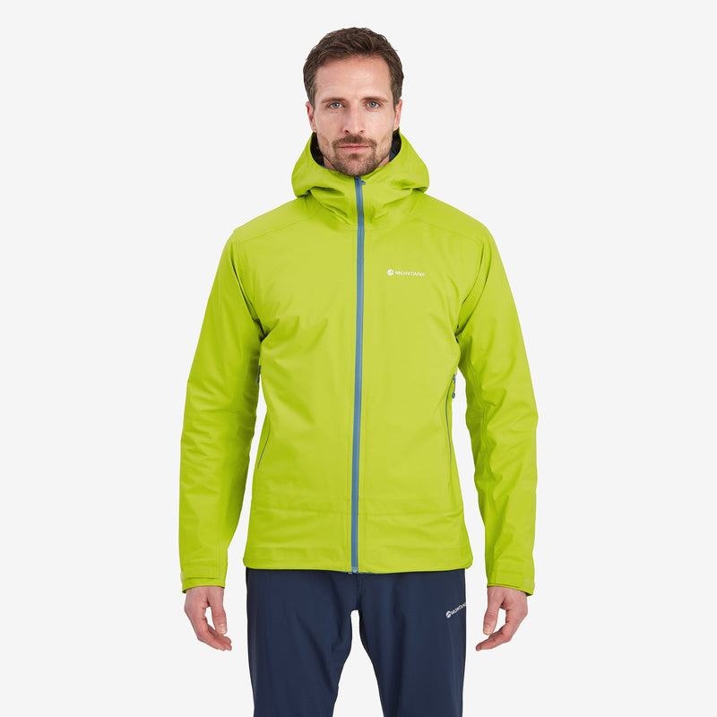 Green Men's Montane Phase Lite Waterproof Jackets | YHN2799WS