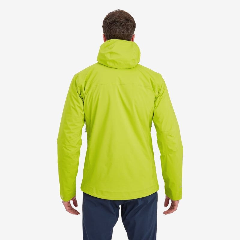 Green Men's Montane Phase Lite Waterproof Jackets | YHN2799WS