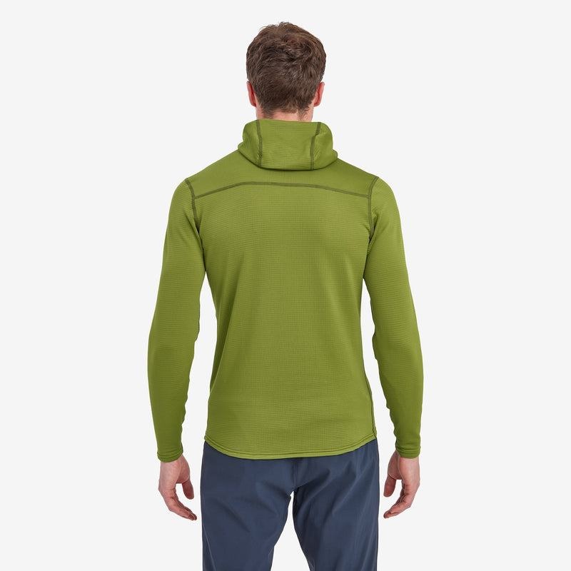 Green Men's Montane Protium Lite Hooded Pull On Fleece | WSJ975HM