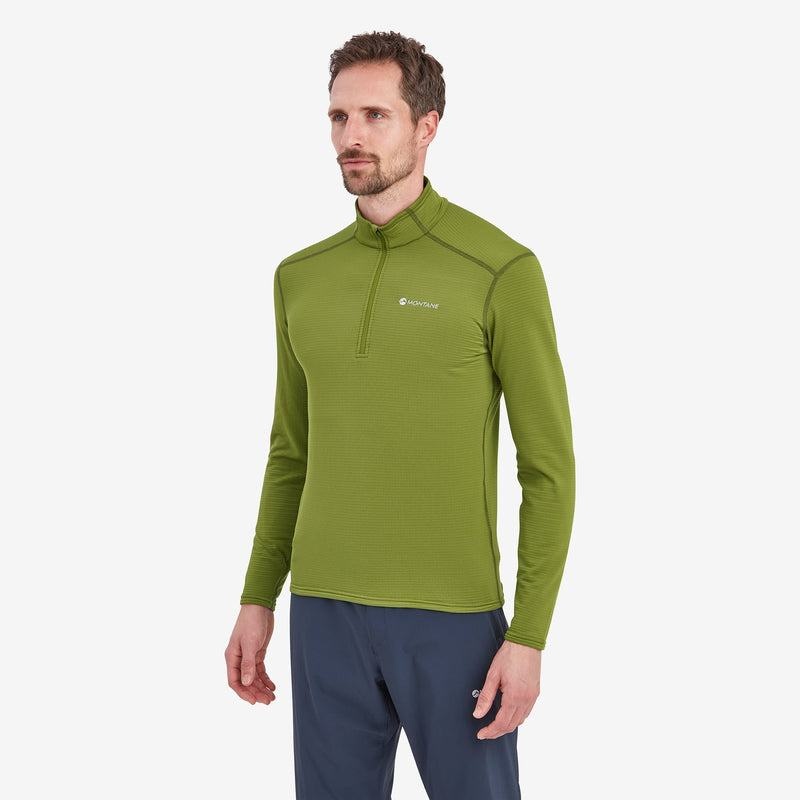 Green Men's Montane Protium Lite Pull On Fleece | EZT5157WG