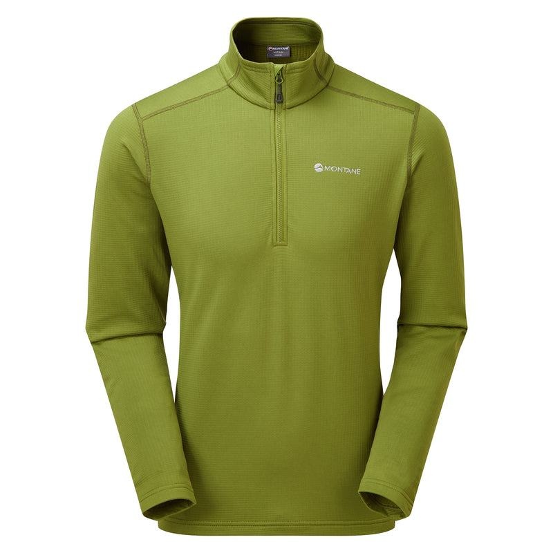 Green Men\'s Montane Protium Pull On Fleece | OAF2562LK