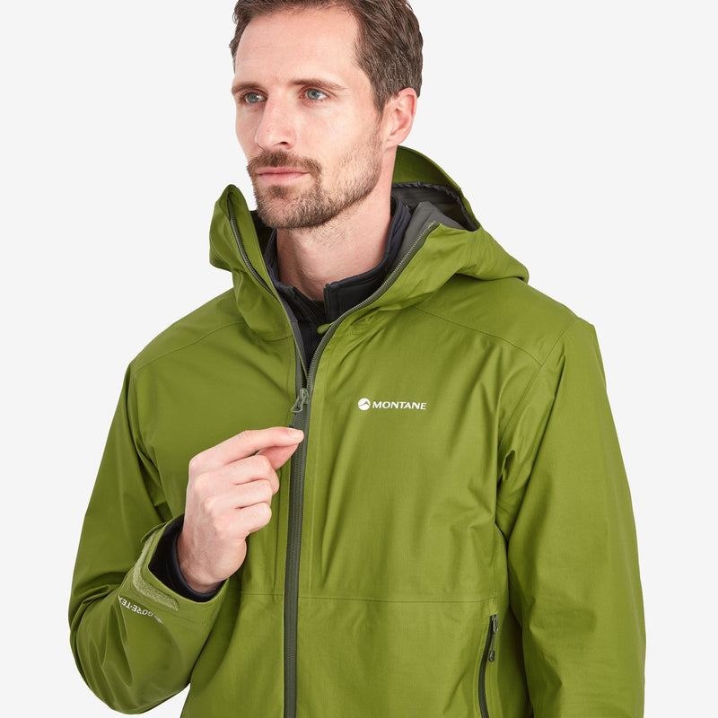 Green Men's Montane Spirit Lite Waterproof Jackets | JIW1122CQ