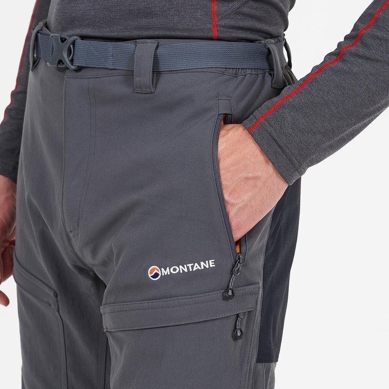 Grey Black Men's Montane Super Terra Pants | OFV124YI