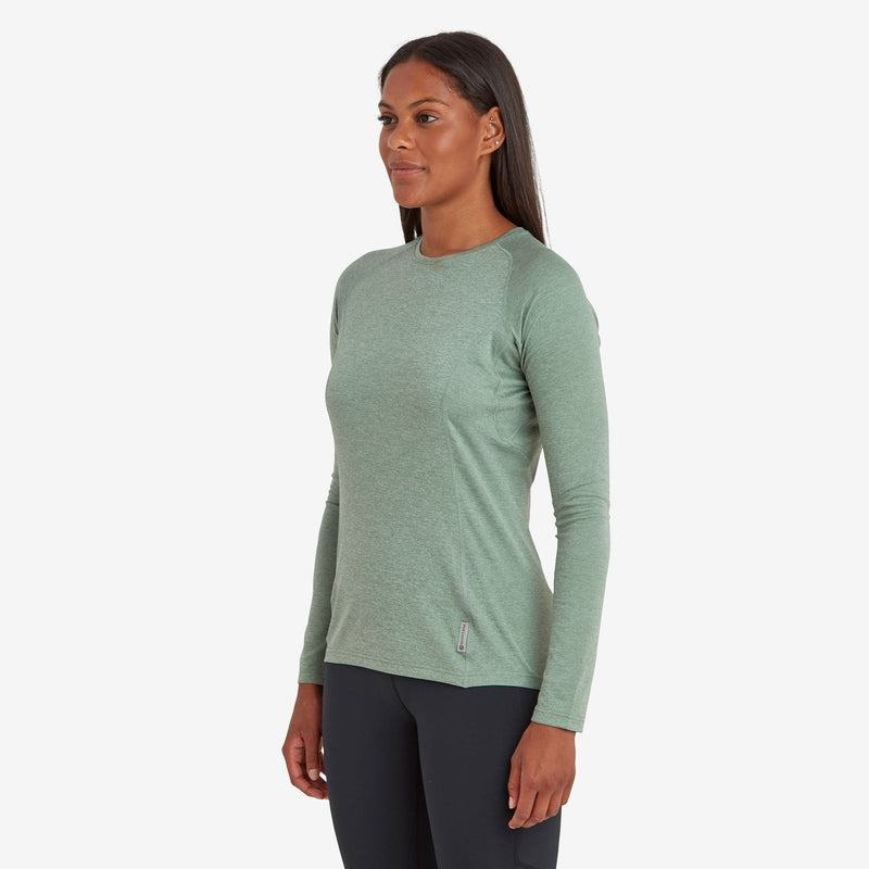 Grey Green Women's Montane Dart Long Sleeve T Shirts | KNO7851TB