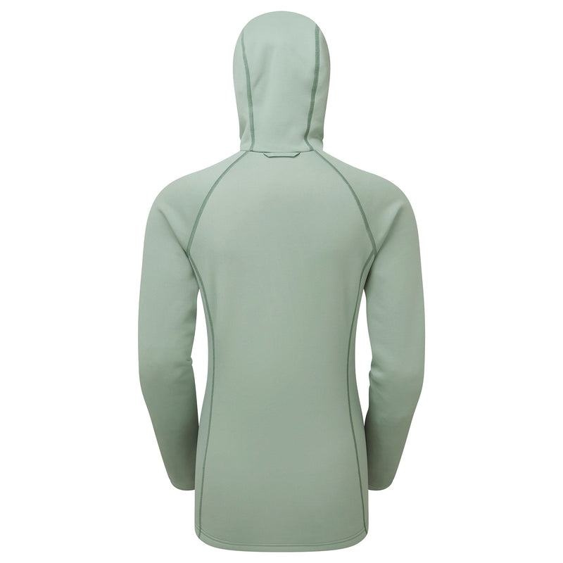 Grey Green Women's Montane Fury Hooded Fleece Jackets | OVG8440WN