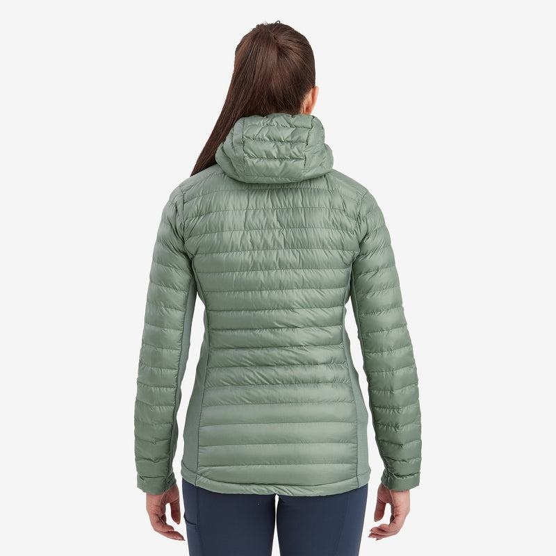 Grey Green Women's Montane Icarus Lite Hooded Jackets | NCL9377MB