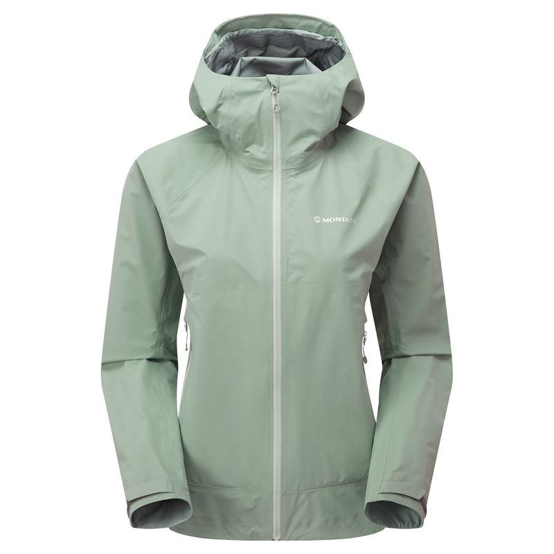 Grey Green Women\'s Montane Phase Lite Waterproof Jackets | RGE7451WP