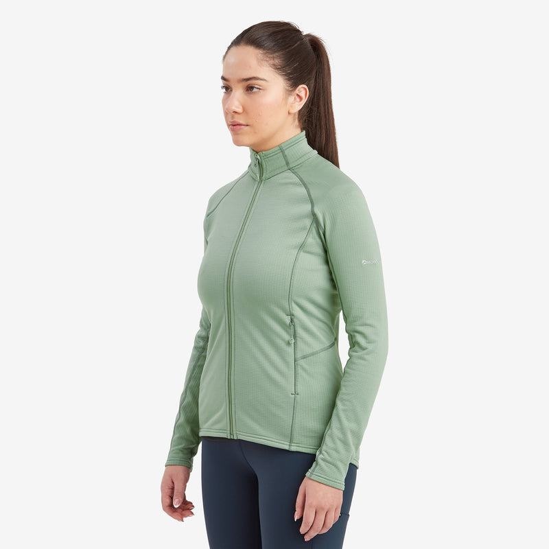 Grey Green Women's Montane Protium Fleece Jackets | EJT2226MJ