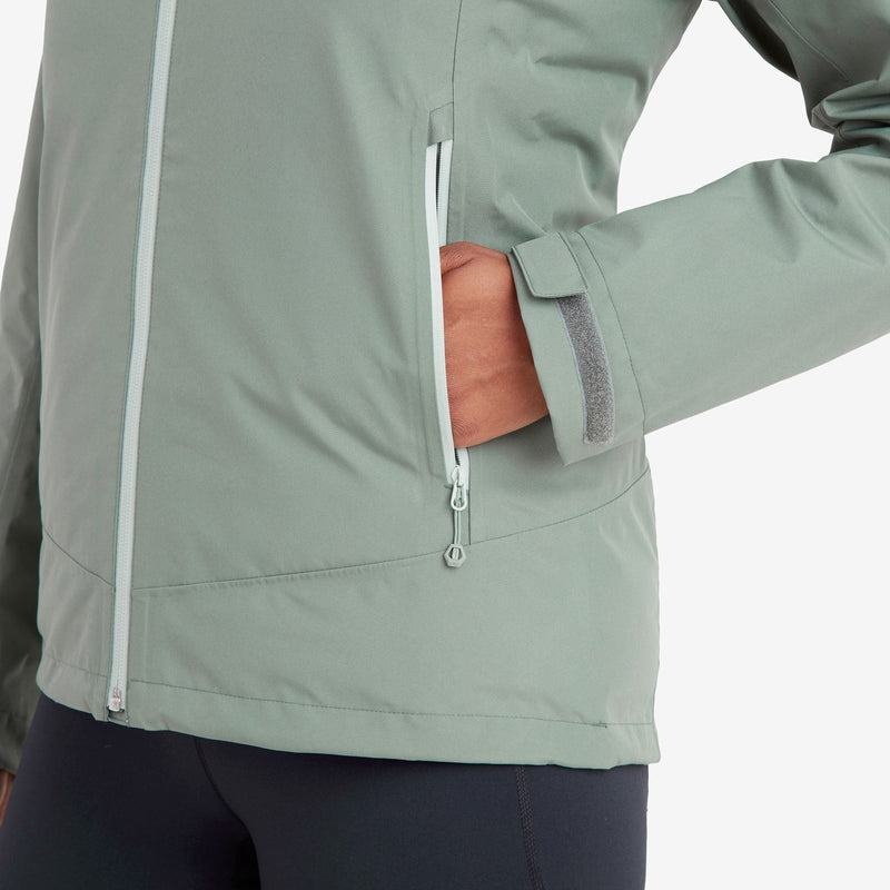 Grey Green Women's Montane Spirit Waterproof Jackets | KIO5510CC