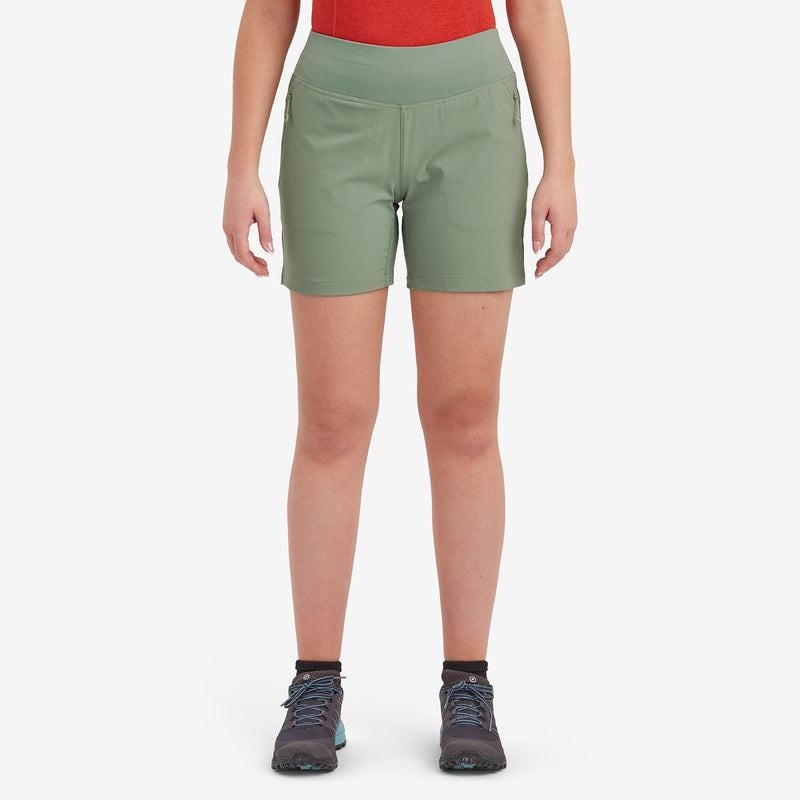 Grey Green Women's Montane Tucana Lite Shorts | RJZ278SW