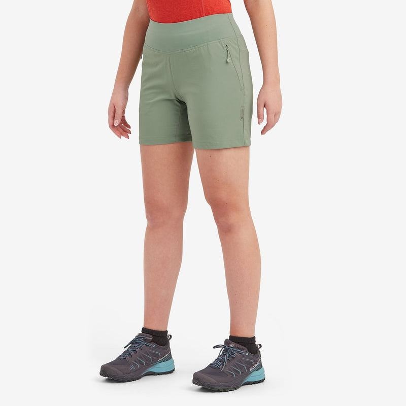 Grey Green Women's Montane Tucana Lite Shorts | RJZ278SW