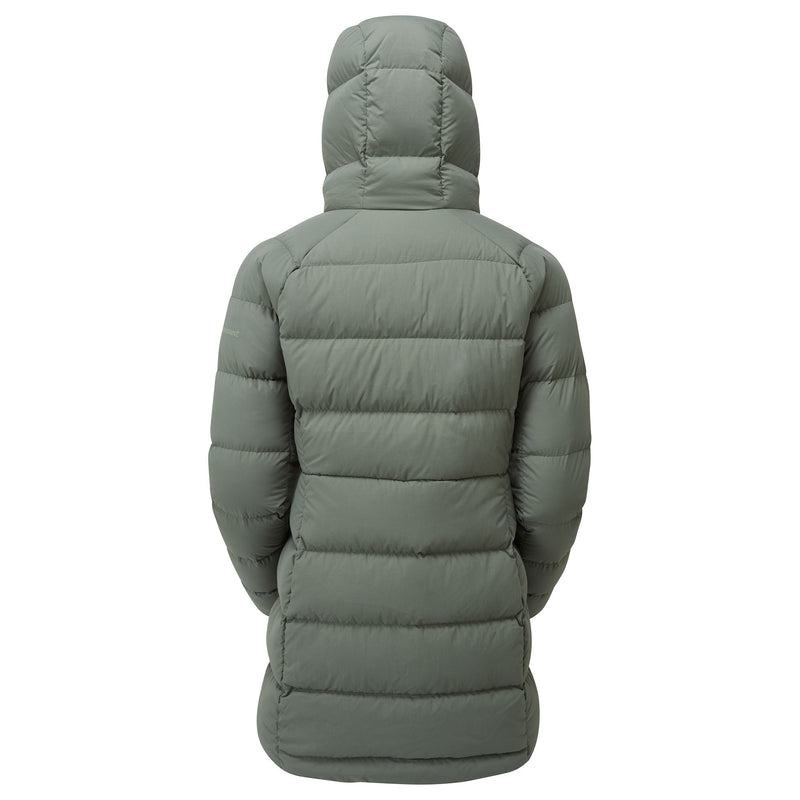 Grey Green Women's Montane Tundra Hooded Down Jackets | ONN2056CA