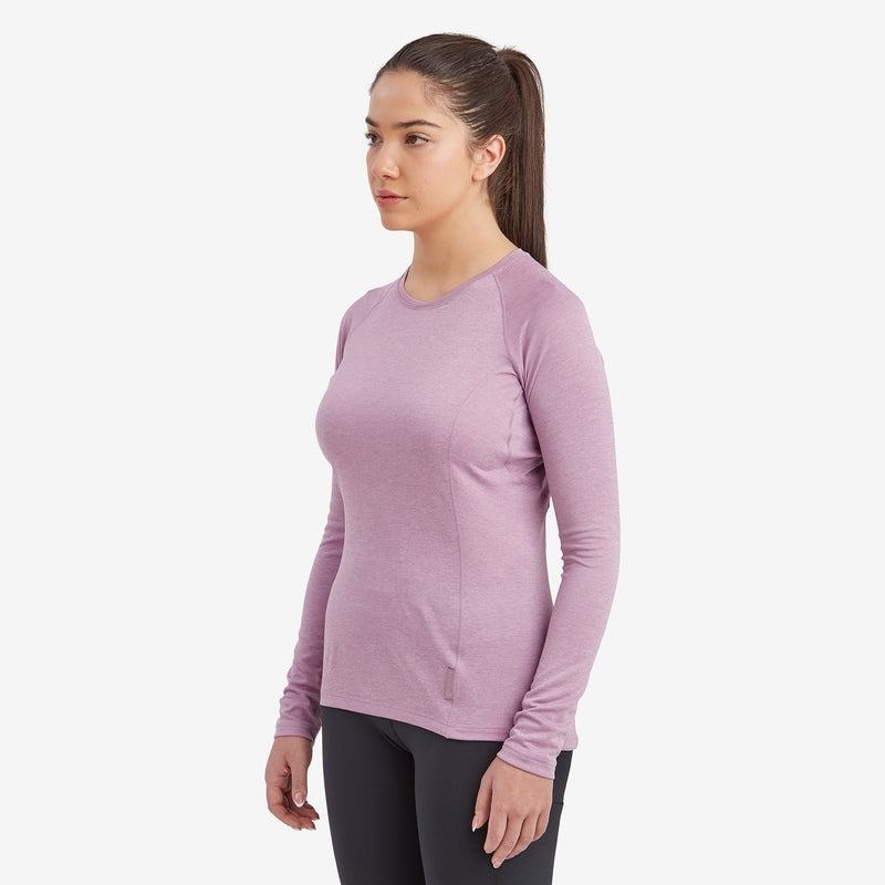 Grey Purple Women's Montane Dart Long Sleeve T Shirts | PQS9535MU