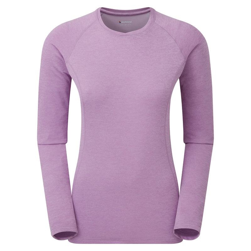 Grey Purple Women\'s Montane Dart Long Sleeve T Shirts | PQS9535MU