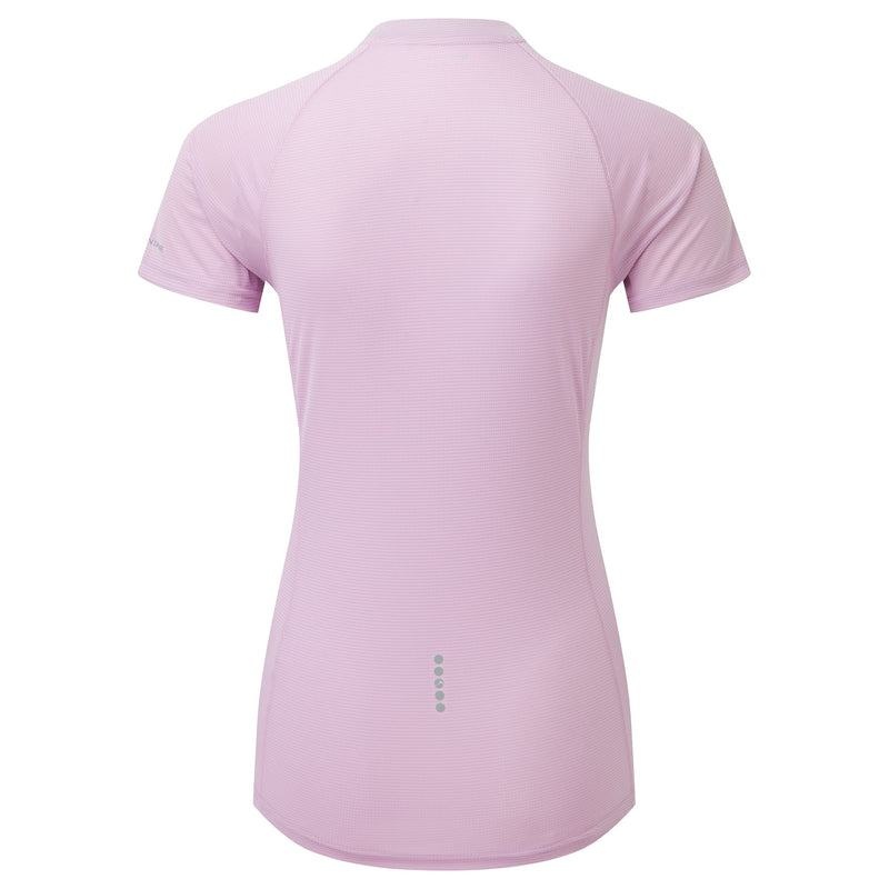 Grey Purple Women's Montane Dart Nano Zip T Shirts | QSK7079ZR