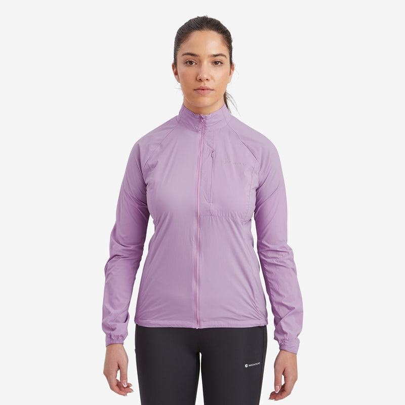 Grey Purple Women's Montane Featherlite Windproof Jackets | AXX2813PP