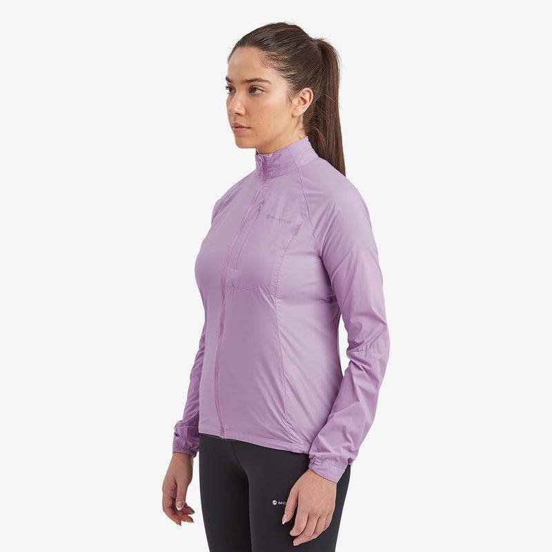 Grey Purple Women's Montane Featherlite Windproof Jackets | AXX2813PP