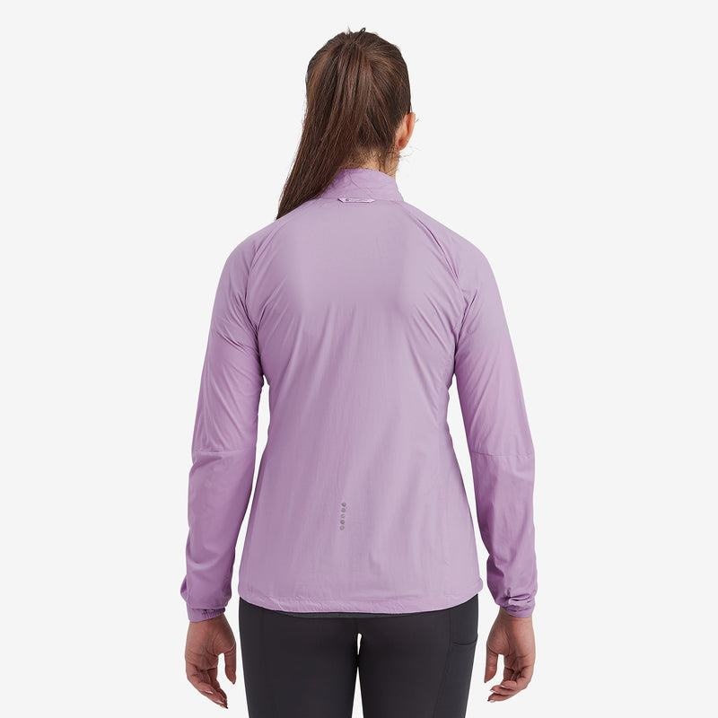 Grey Purple Women's Montane Featherlite Windproof Jackets | AXX2813PP