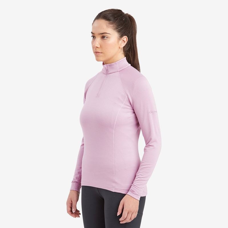 Grey Purple Women's Montane Protium Lite Pull On Fleece | TNL244OH