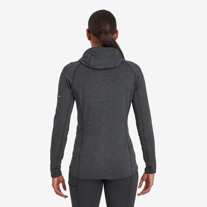 Grey Women's Montane Protium Hooded Fleece Jackets | UBK8171AK