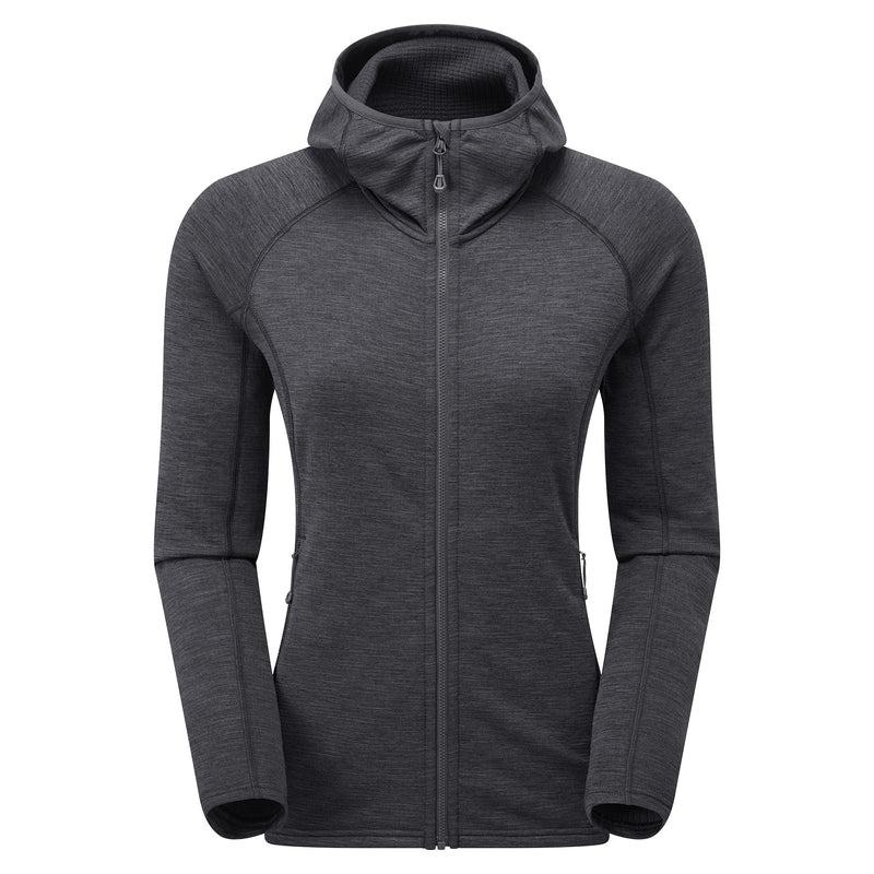 Grey Women\'s Montane Protium Hooded Fleece Jackets | UBK8171AK