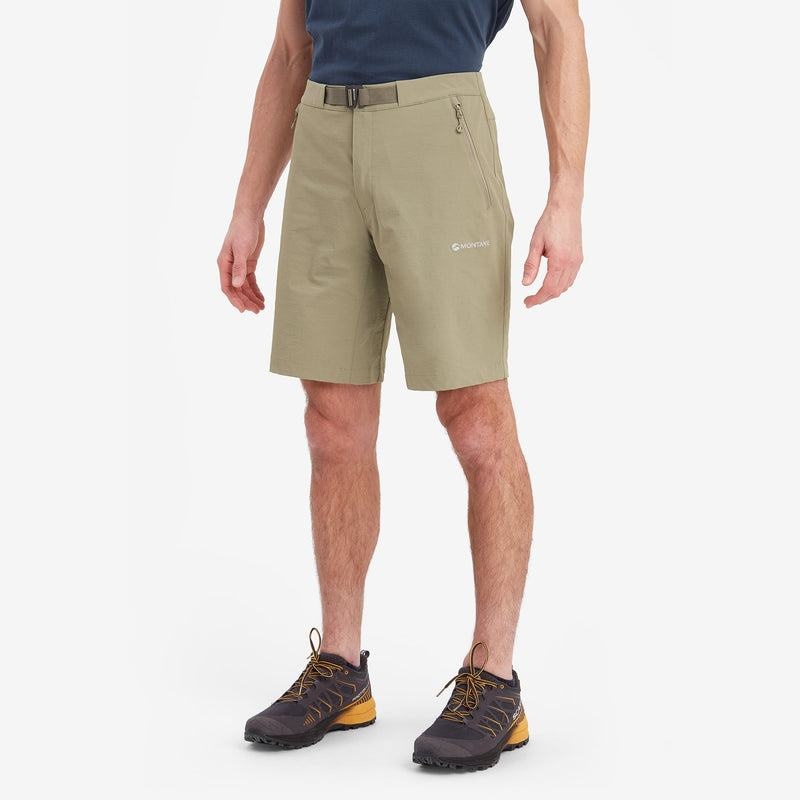 Khaki Men's Montane Dynamic Lite Shorts | QKN683BU