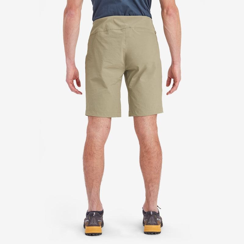 Khaki Men's Montane Dynamic Lite Shorts | QKN683BU