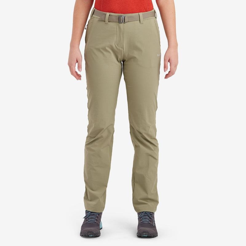 Khaki Women's Montane Terra Stretch Lite Trousers | CZD1438ZU