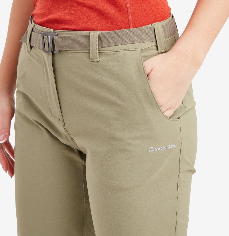 Khaki Women's Montane Terra Stretch Lite Trousers | CZD1438ZU