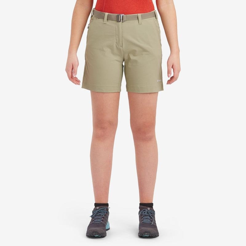 Khaki Women's Montane Terra Stretch Lite Shorts | MJY8484EZ