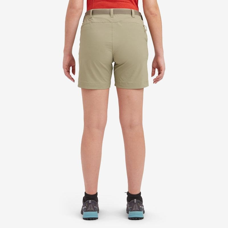 Khaki Women's Montane Terra Stretch Lite Shorts | MJY8484EZ