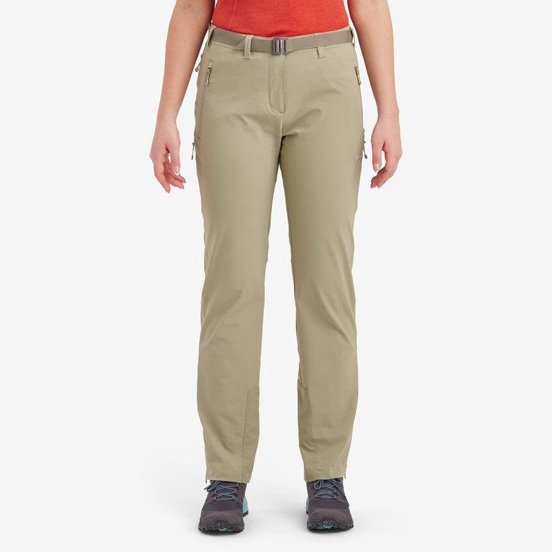 Khaki Women's Montane Terra Stretch Trousers | WGP5782CQ