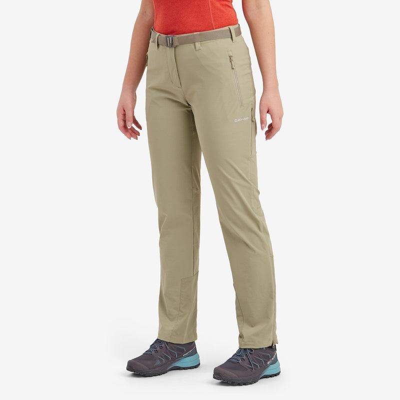 Khaki Women's Montane Terra Stretch Trousers | WGP5782CQ