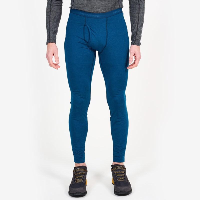 Navy Blue Men's Montane Dart Thermo Long Johns Leggings | DML791UA