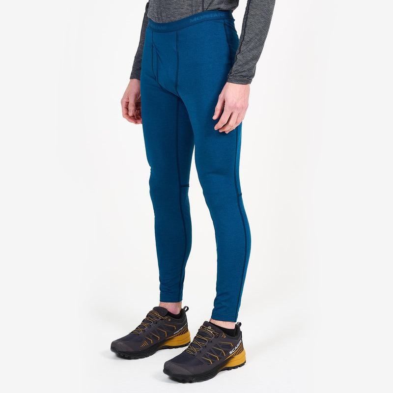 Navy Blue Men's Montane Dart Thermo Long Johns Leggings | DML791UA