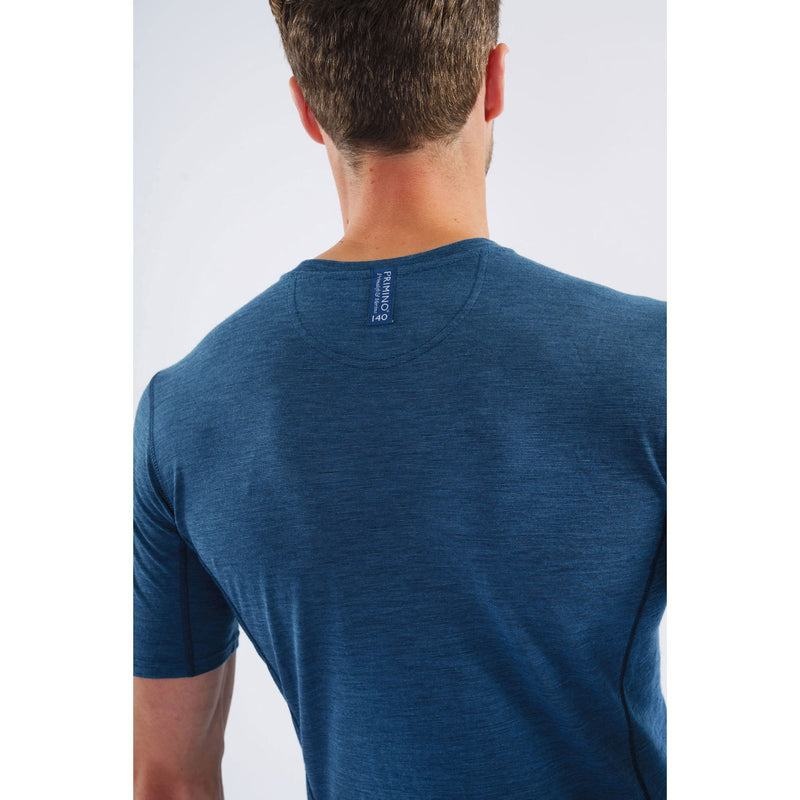 Navy Blue Men's Montane Primino 140 T Shirts | DPN5381TQ