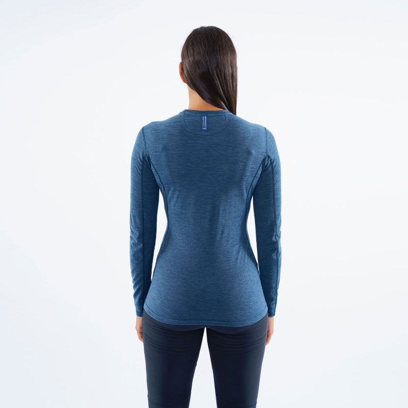 Navy Blue Women's Montane Primino 140 Long Sleeve T Shirts | DOI2583YY