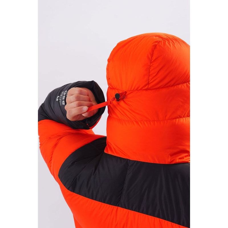 Orange Black Men's Montane Apex 8000 Down Jackets | JCL69HJ