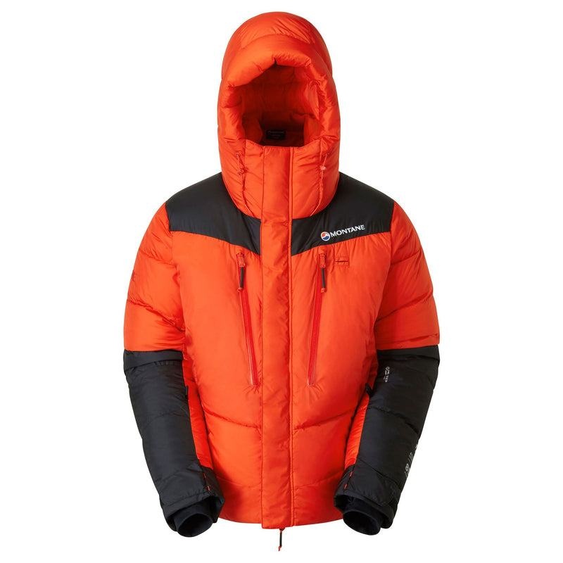 Orange Black Men\'s Montane Apex 8000 Down Jackets | JCL69HJ