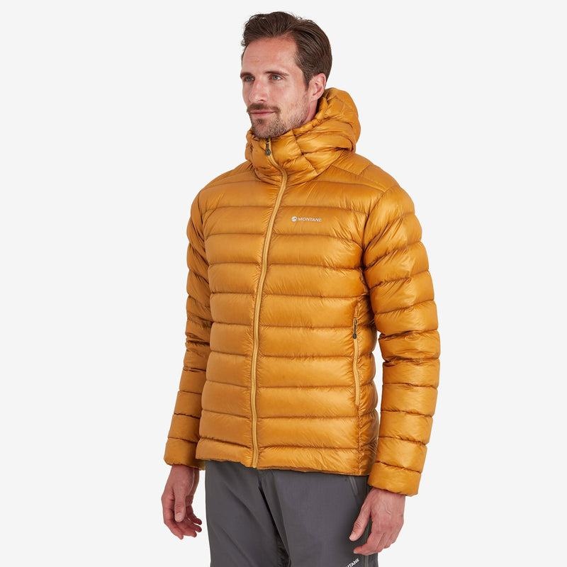 Orange Men's Montane Alpine 850 Lite Hooded Down Jackets | QZK901UF