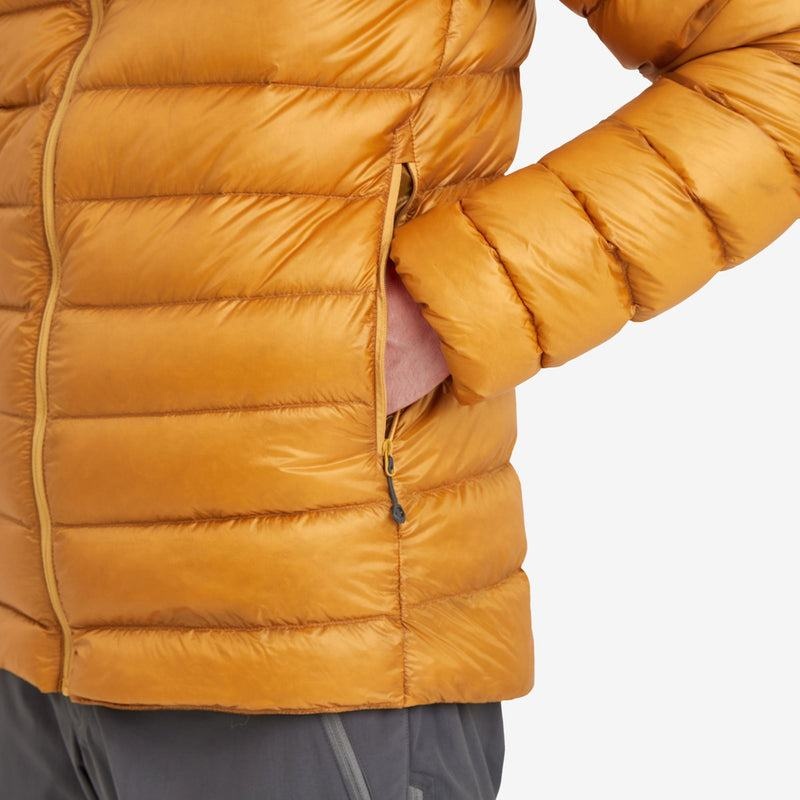 Orange Men's Montane Alpine 850 Lite Hooded Down Jackets | QZK901UF