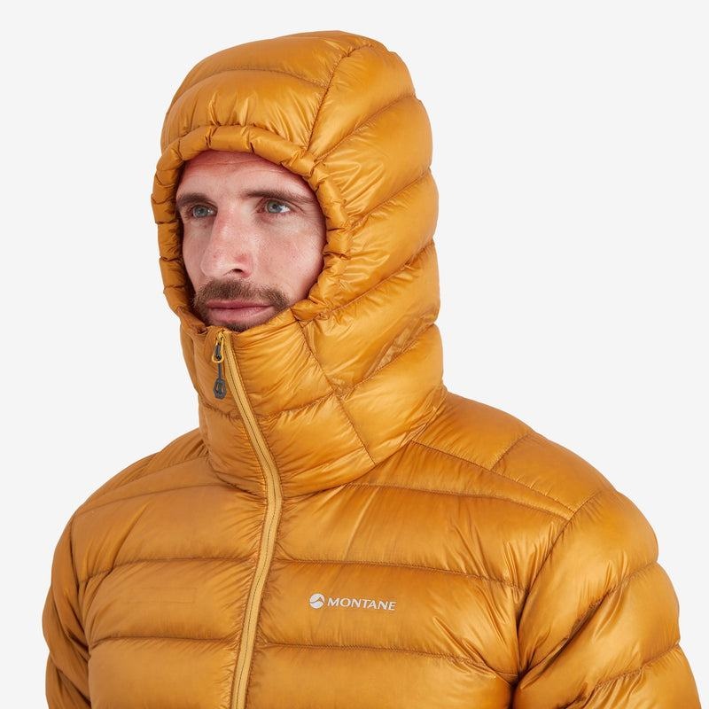 Orange Men's Montane Alpine 850 Lite Hooded Down Jackets | QZK901UF