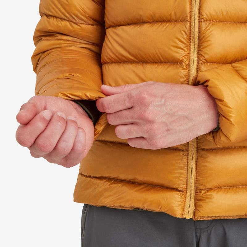 Orange Men's Montane Alpine 850 Lite Hooded Down Jackets | QZK901UF