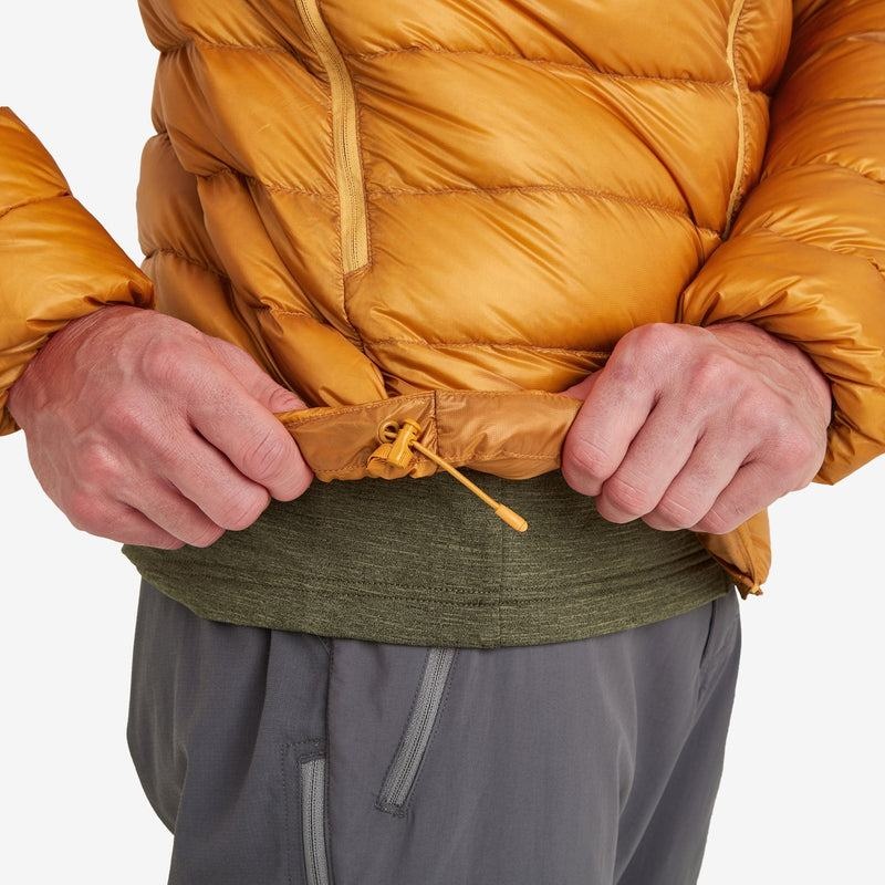 Orange Men's Montane Alpine 850 Lite Hooded Down Jackets | QZK901UF