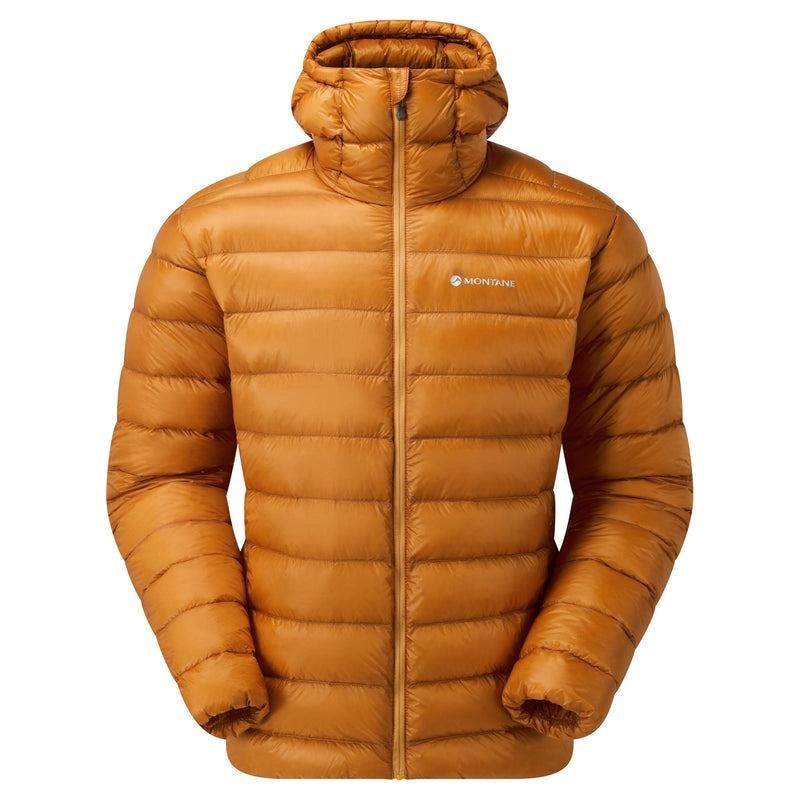 Orange Men\'s Montane Alpine 850 Lite Hooded Down Jackets | QZK901UF