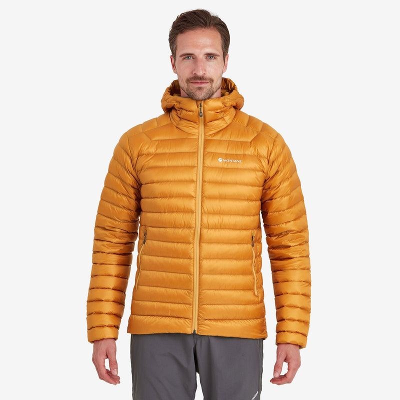 Orange Men's Montane Anti-Freeze Hooded Down Jackets | NVI816CS