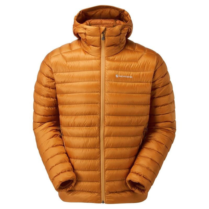 Orange Men\'s Montane Anti-Freeze Hooded Down Jackets | NVI816CS