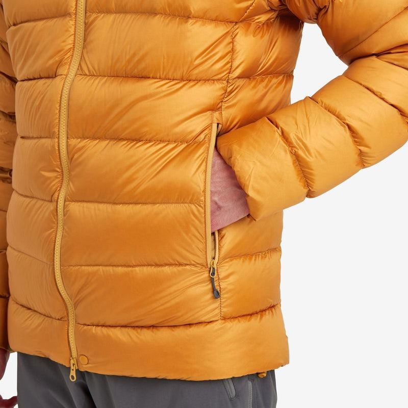 Orange Men's Montane Anti-Freeze XT Hooded Down Jackets | CEF5084GQ